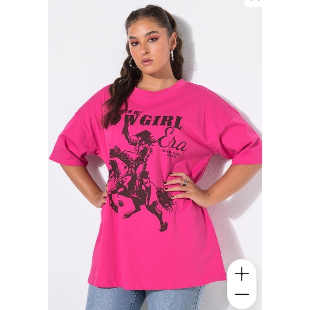 Studio Untold Cowgirl Era Oversized Tee NWT PLUS SIZE 20/22